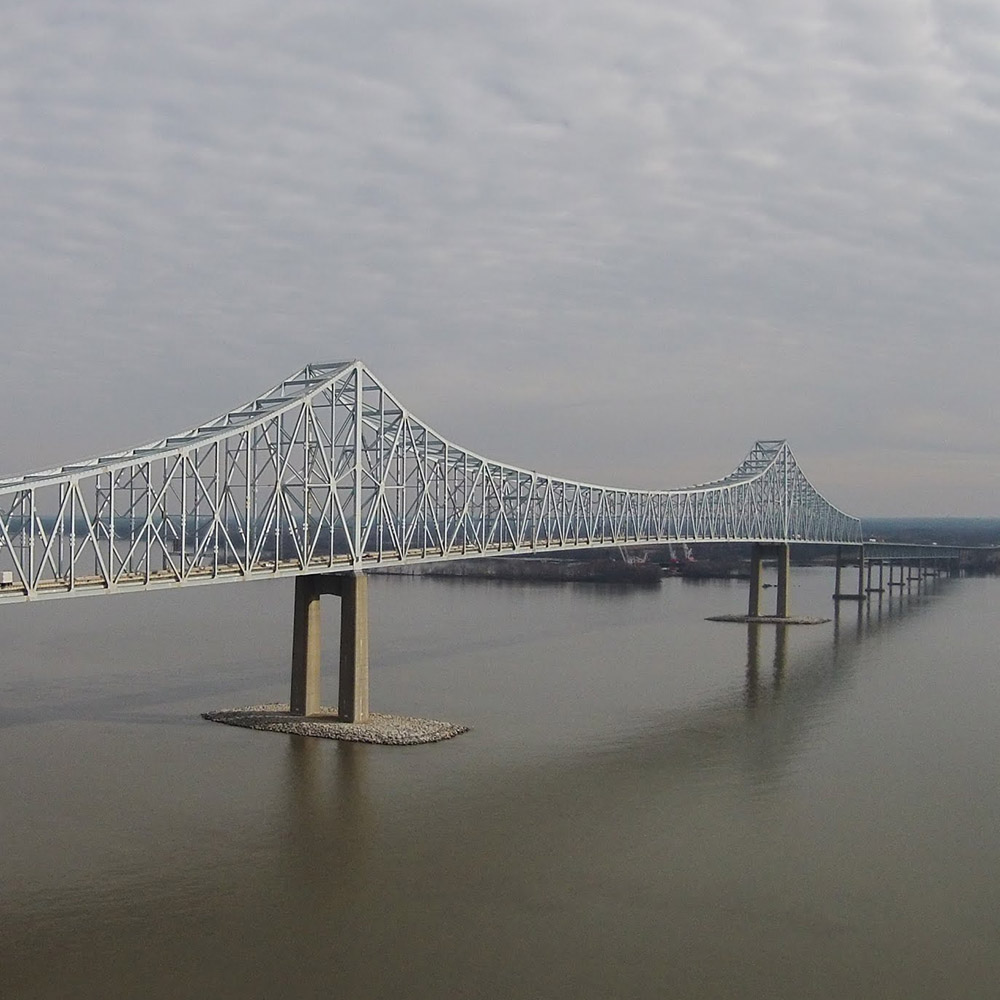 Commodore Barry Bridge Protective Islands